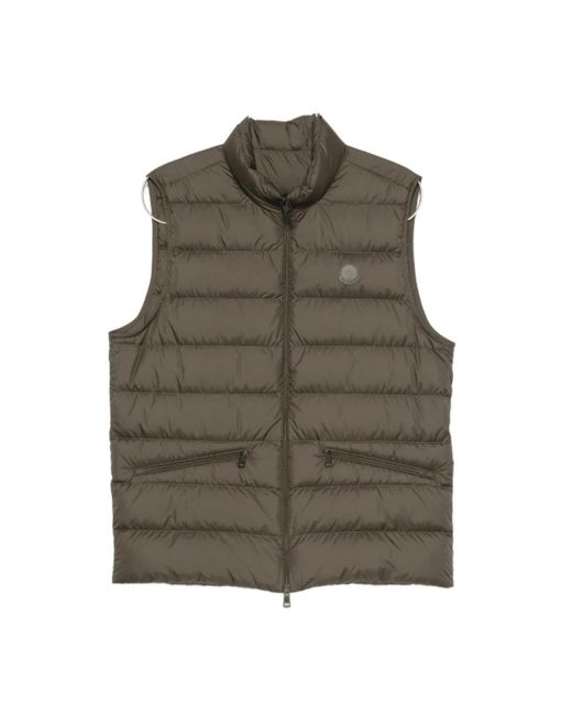 Vests Moncler de hombre de color Black