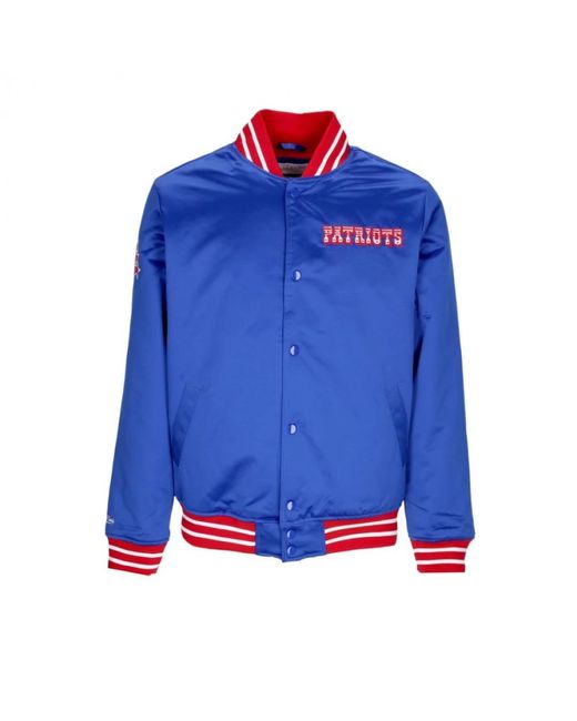Bomber Jackets di Mitchell & Ness in Blue da Uomo