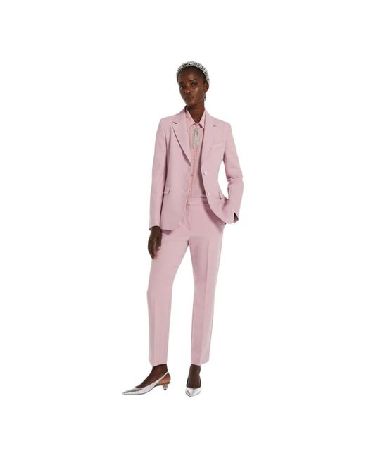 Weekend by Maxmara Pink Cropped Trousers