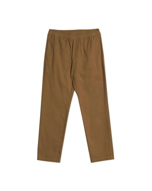 Barena Green Straight Trousers for men