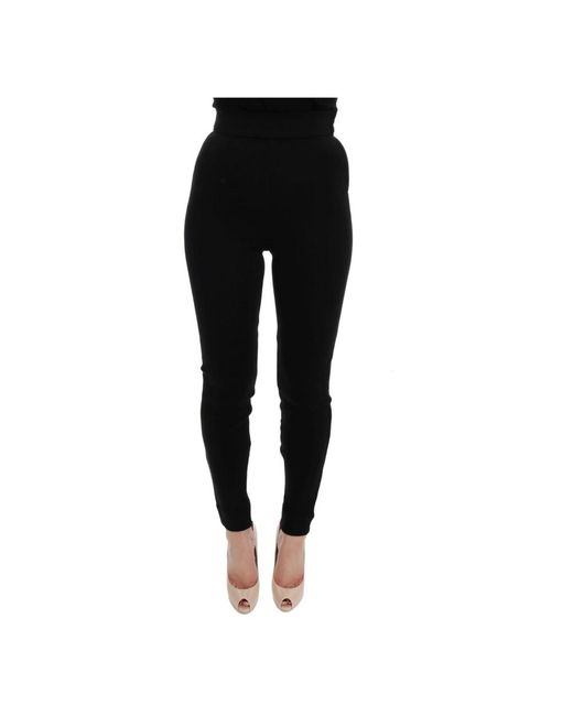 Dolce & Gabbana Black Slim-Fit Trousers