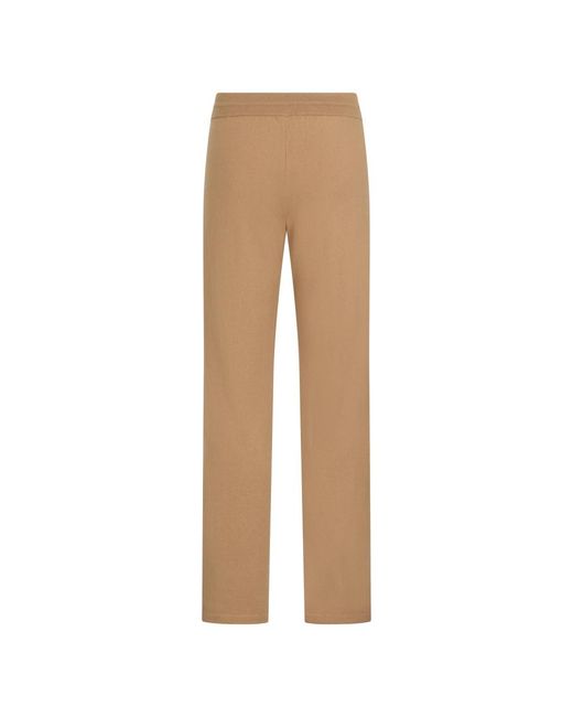 Malo Broeken ,Bruin ,Kasjmier Cashmere Pants in het Natural voor heren
