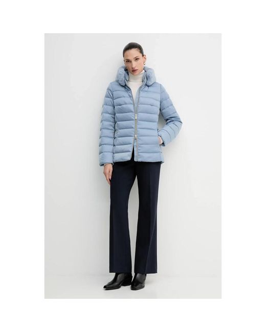 Gant Slim Flared Slacks in het Blue