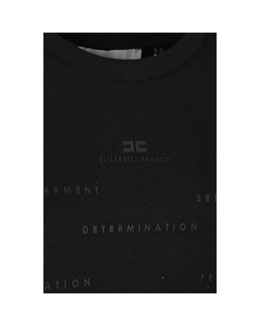 Elisabetta Franchi Black T-Shirts