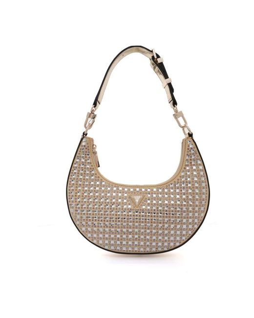 Guess Gray Mini Tasche Mit Top-Griff