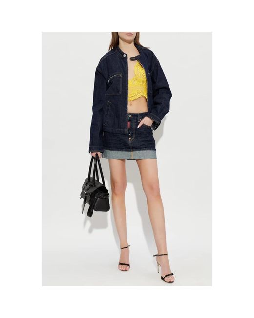 DSquared² Jassen ,Blauw ,Denim Denim Jacket in het Blue