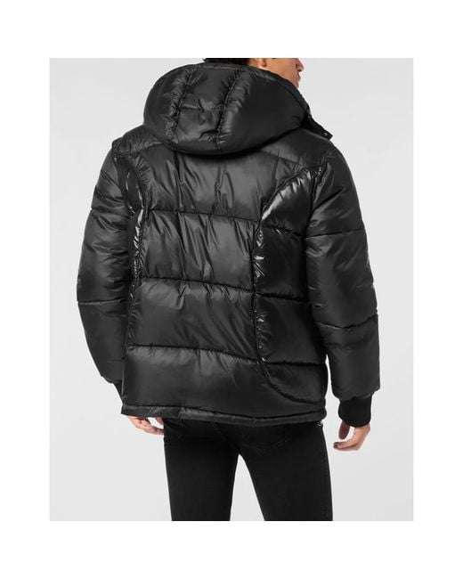Winter Jackets Philipp Plein de hombre de color Black