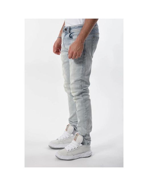 DIESEL Gray Slim-Fit Jeans for men