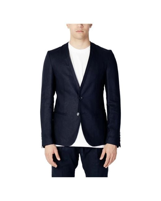Antony Morato Blue Blazers for men
