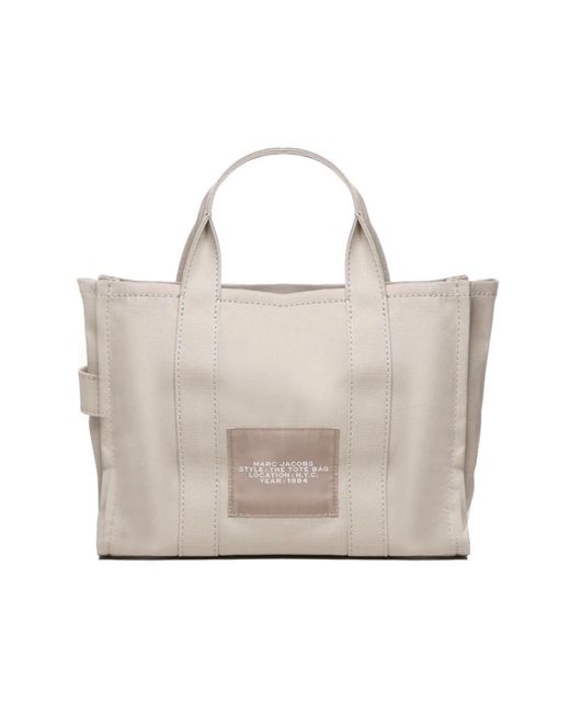 Marc Jacobs Natural Canvas schultertasche in