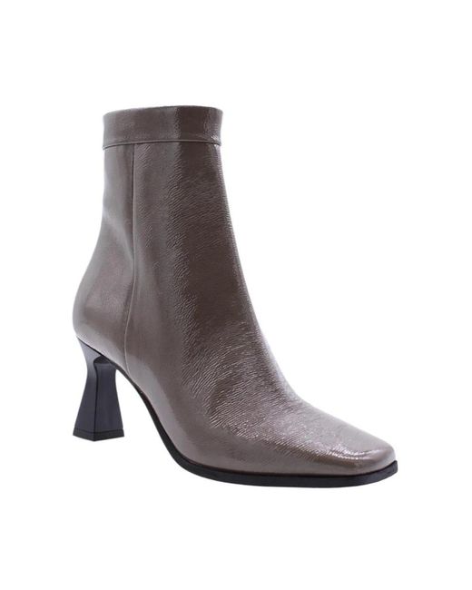 Janet & Janet Brown Heeled Boots