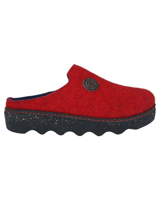 Rohde Schoenen ,Rood ,Gezellige Rode Huisslipper Voor Vrouwen in het Red