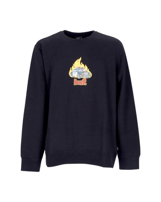 Huf Blue Sweatshirts for men