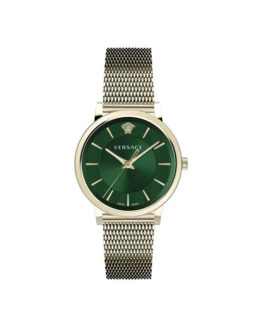 Versace V-Circle Horloge in het Green voor heren