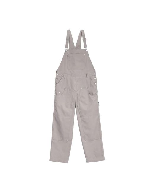 Moschino Jumpsuits & Playsuits ,Katoen Katoen En Nylon Salopette in het Gray voor heren