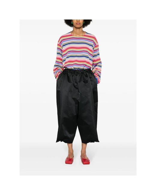 Trousers > cropped trousers Comme des Garçons en coloris Black