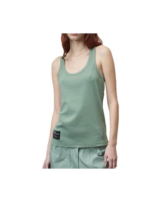 Sleeveless Tops Blauer de color Green