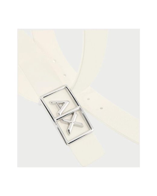 ARMANI EXCHANGE White Belts