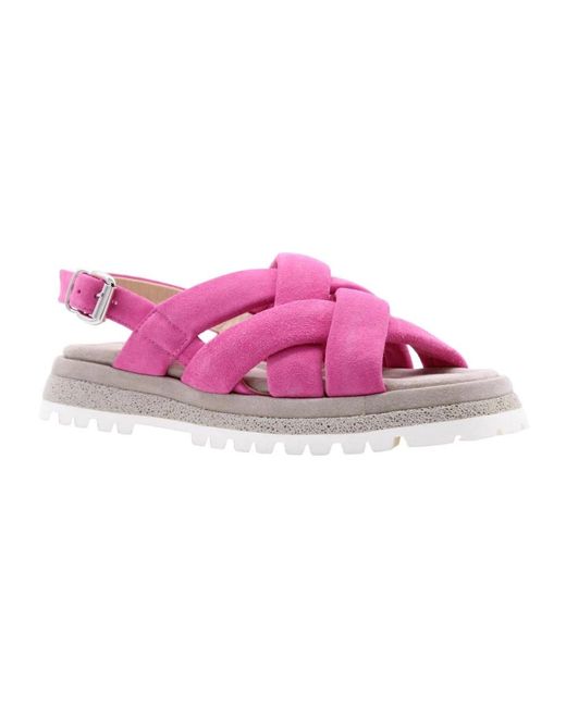 Laura Bellariva Pink Flat Sandals