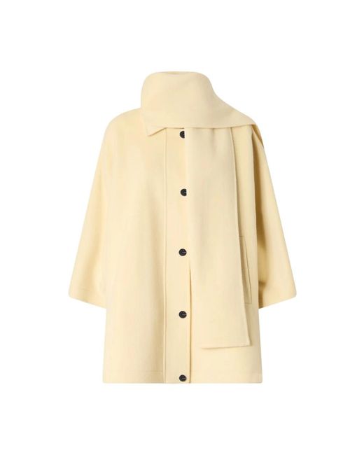 Pinko Natural Single-Breasted Coats