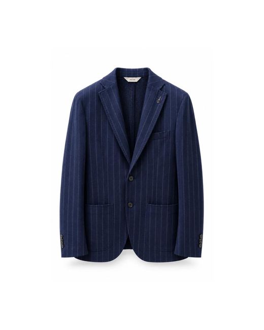 Paoloni Blue Blazers for men