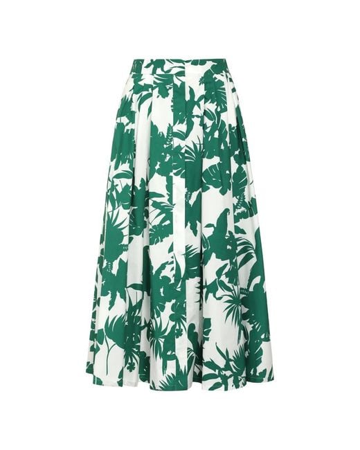 Max Mara Green Midi Skirts
