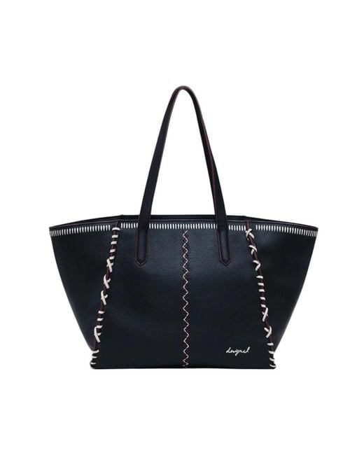 Desigual Black Shopping Bags