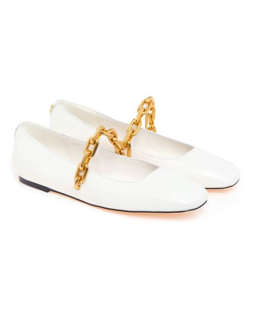 Guess White Ballerina Shoes