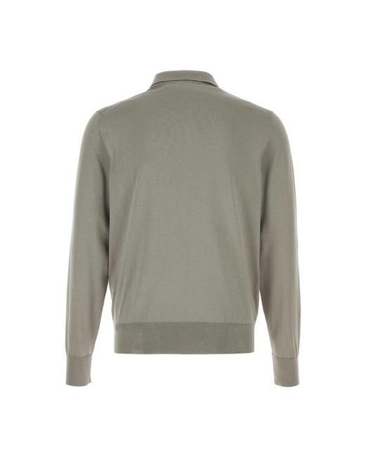 Dolce & Gabbana Gray Polo Shirts for men