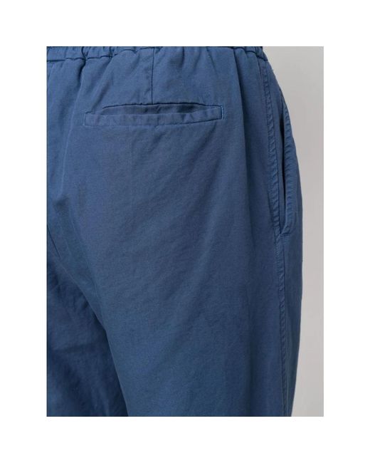 Caruso Blue Slim-Fit Trousers