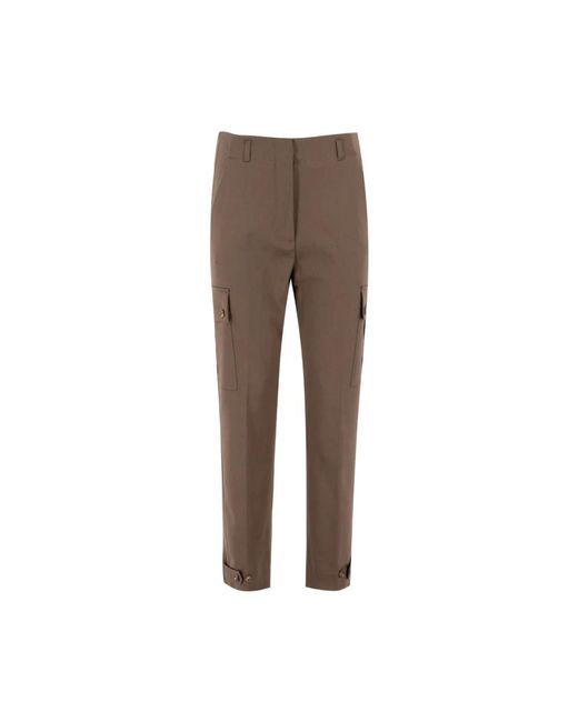 Kiton Brown Slim-Fit Trousers