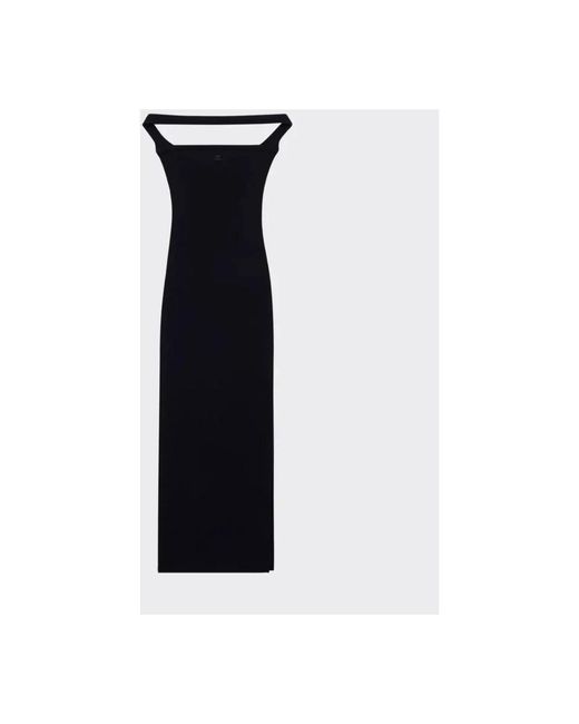 Courreges Black Maxi Dresses
