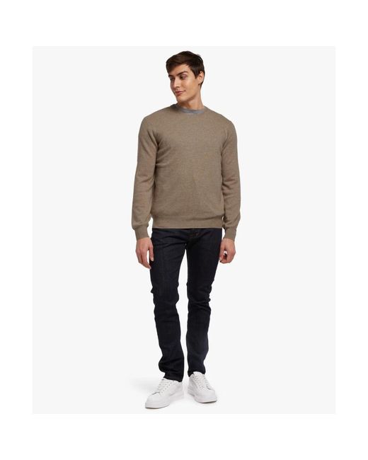 Cashmere Knitwear Brooks Brothers de hombre de color Brown