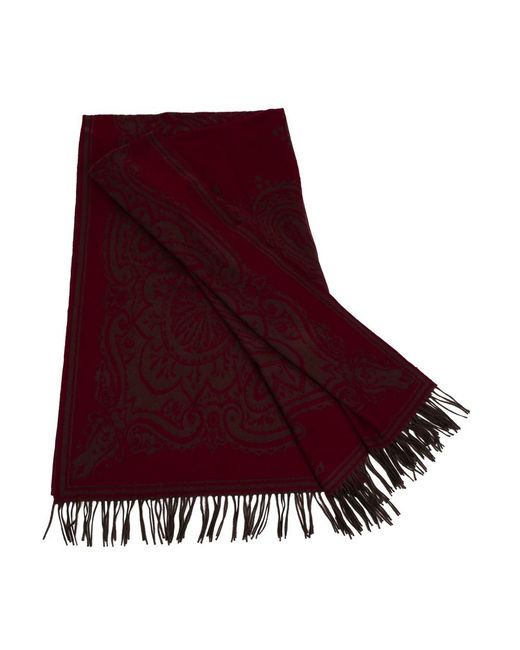 Etro Red Winter Scarves