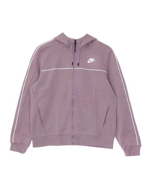 Nike Purple Lila leichter reißverschluss hoodie