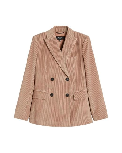 Weekend by Maxmara Blazers in het Brown