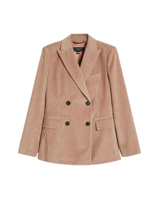 Weekend by Maxmara Blazers in het Brown