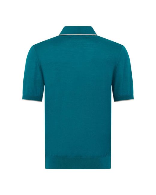 Moorer Polo in het Blue voor heren
