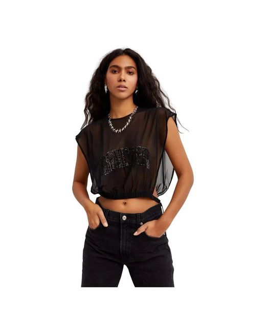 Sleeveless Tops Jean Paul Gaultier en coloris Black
