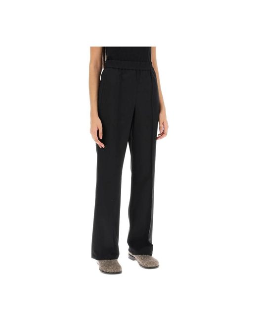 Trousers > straight trousers Loewe en coloris Black