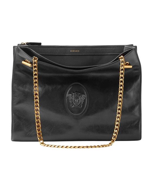 Versace Black Shoulder Bags