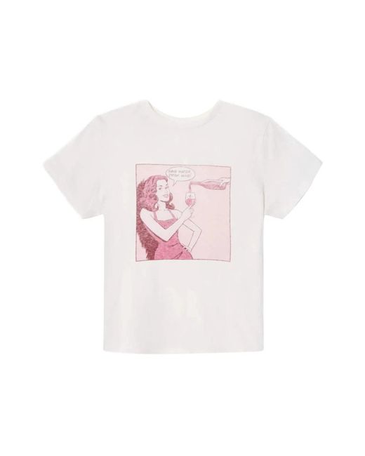 Re/done Pink T-Shirts