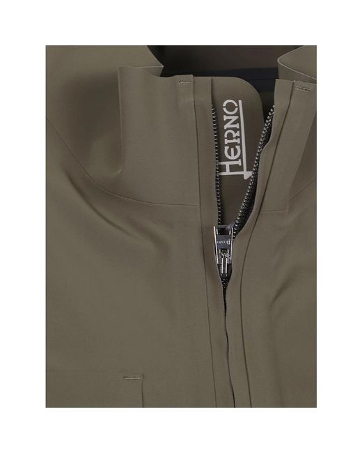 Herno Green Light Jackets for men