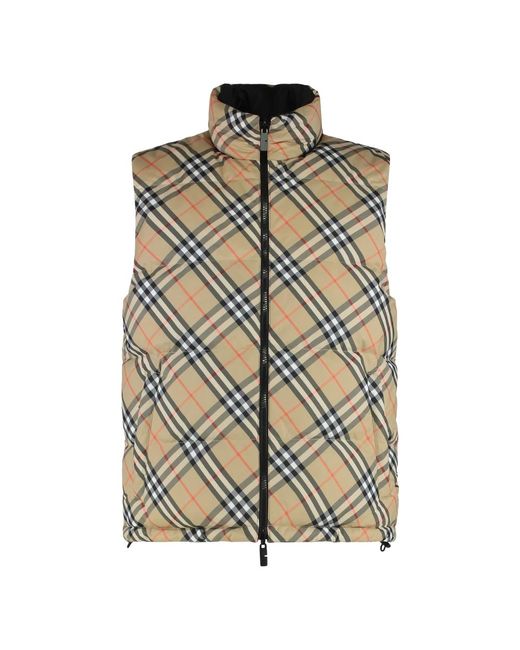 Vests di Burberry in Natural da Uomo