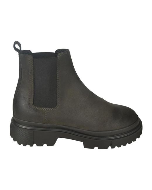 Hogan Black Chelsea Boots for men