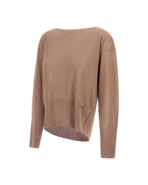 Herno Brown Round-Neck Knitwear