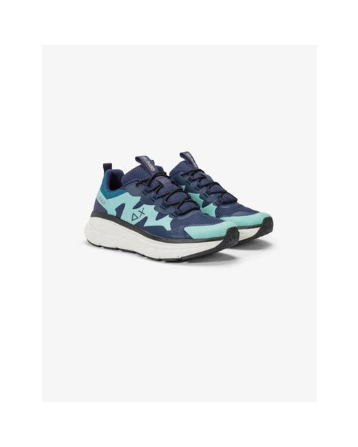 Sun 68 Blue Sneakers for men