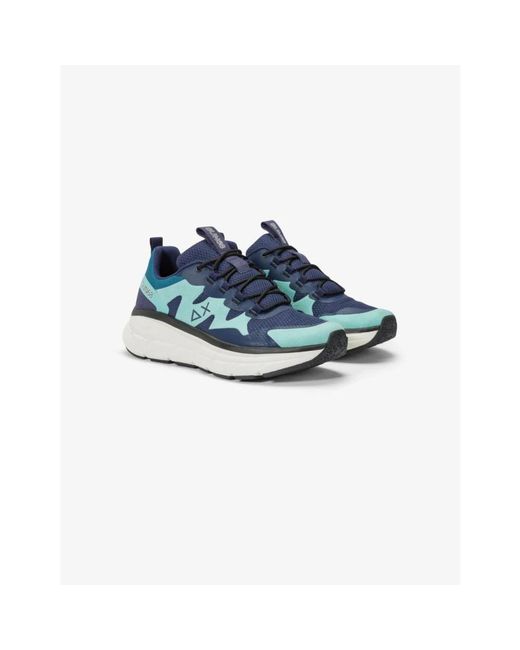 Sun 68 Blue Sneakers for men