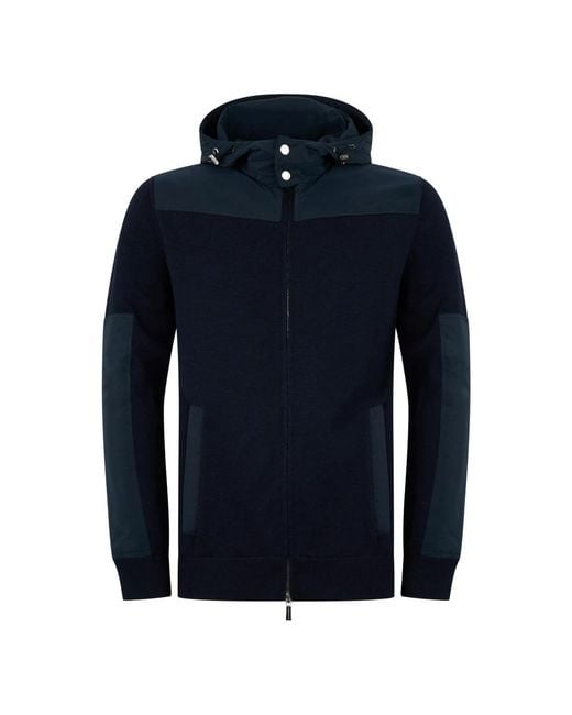 Zip-Throughs di Moorer in Blue da Uomo