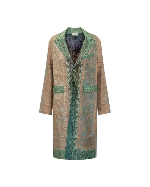 Coats > single-breasted coats Pierre Louis Mascia en coloris Green